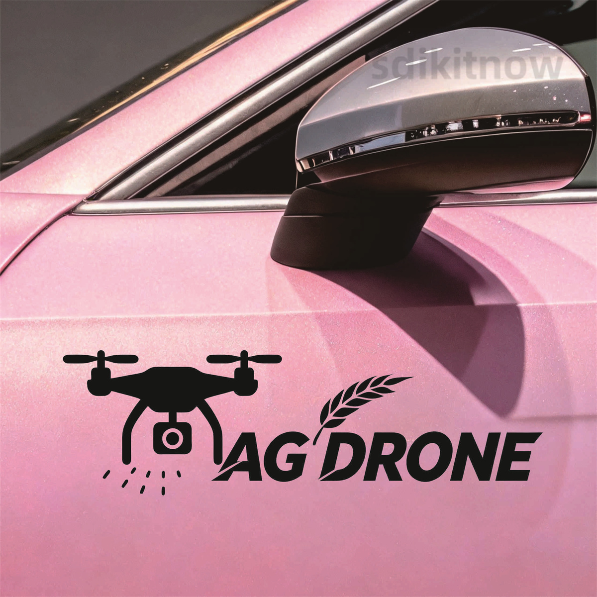 Agriculture Farming Words - AG DRONE Çiftlik Püskürtme Vinil Araba