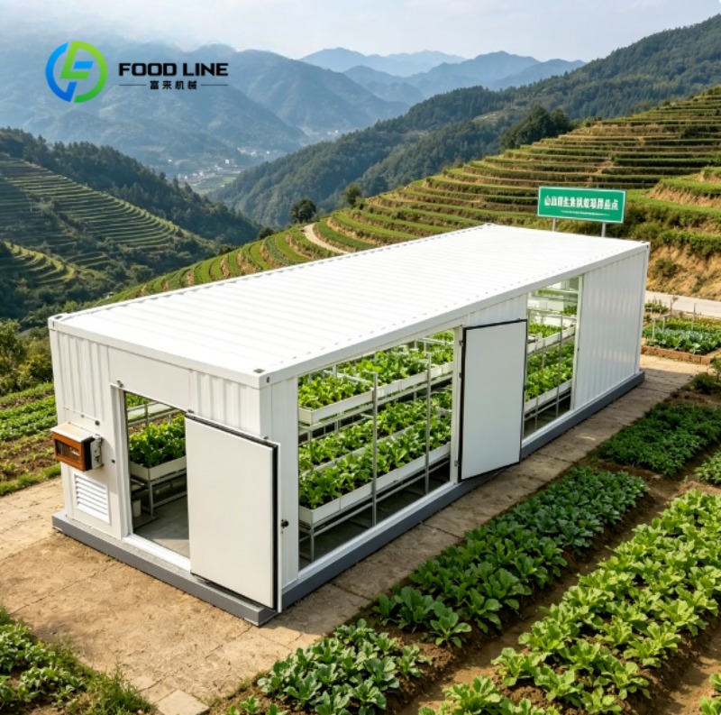 Vertical Farming Urban Agriculture - Modüler Dikim Kabı Otomatik Akıllı Yetiştirme