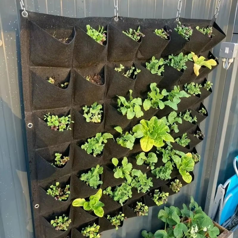 Agriculture Vertical Farming - Çok Cepli Yeşil Dikey Asılı Bahçe