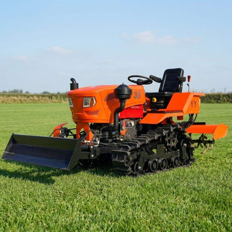Agriculture Farming Equipments - Paletli 4x4 Döner Çapa Makinesi 35HP