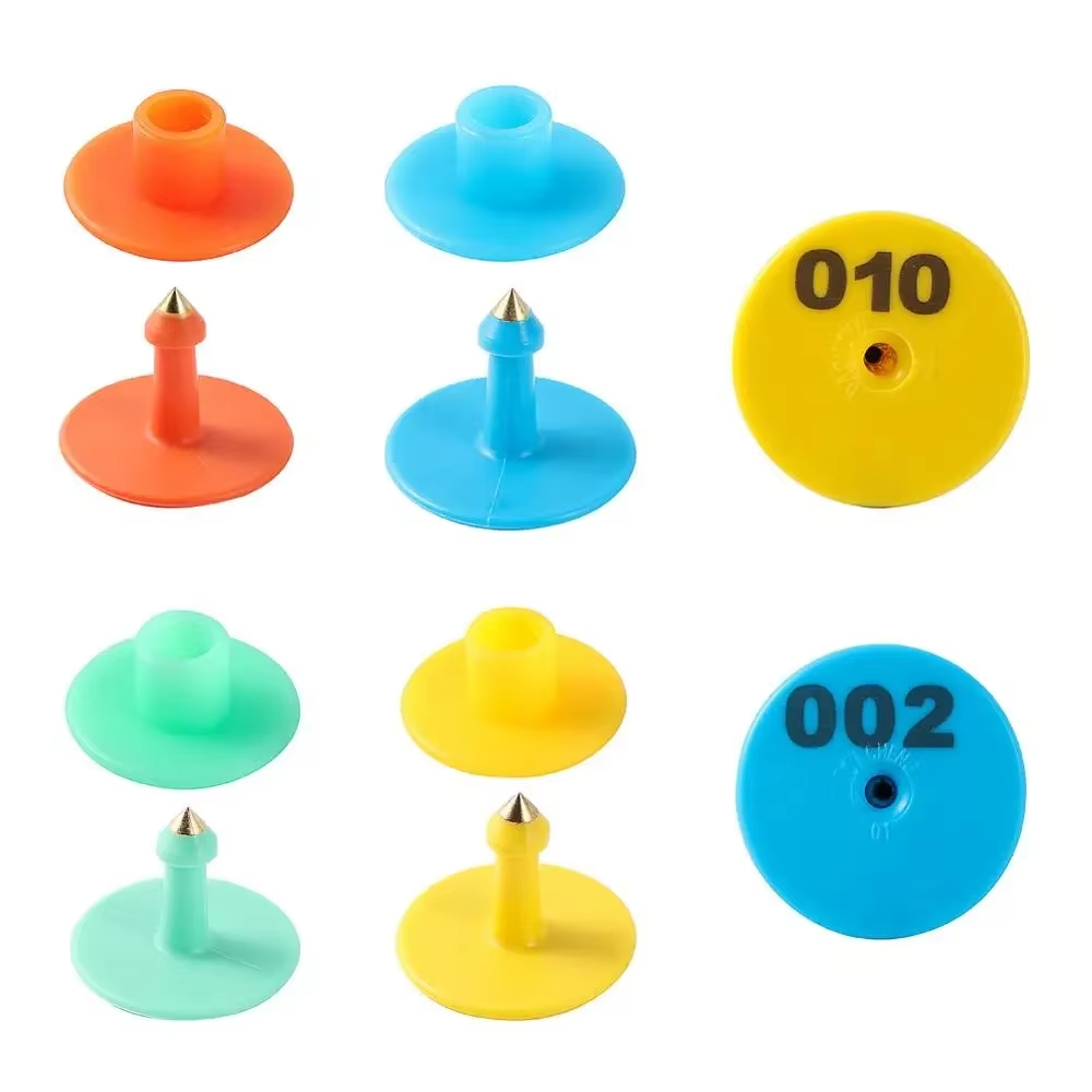 Livestock Ear Tag - 100 Adet 001-100 Numaralı Domuz Kulak