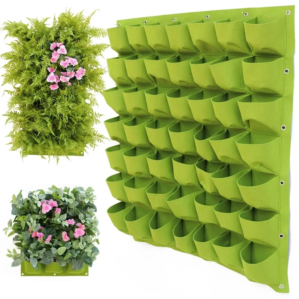 Agriculture Vertical Farming - YENI Duvar Asılı Cepler Dikim Çanta
