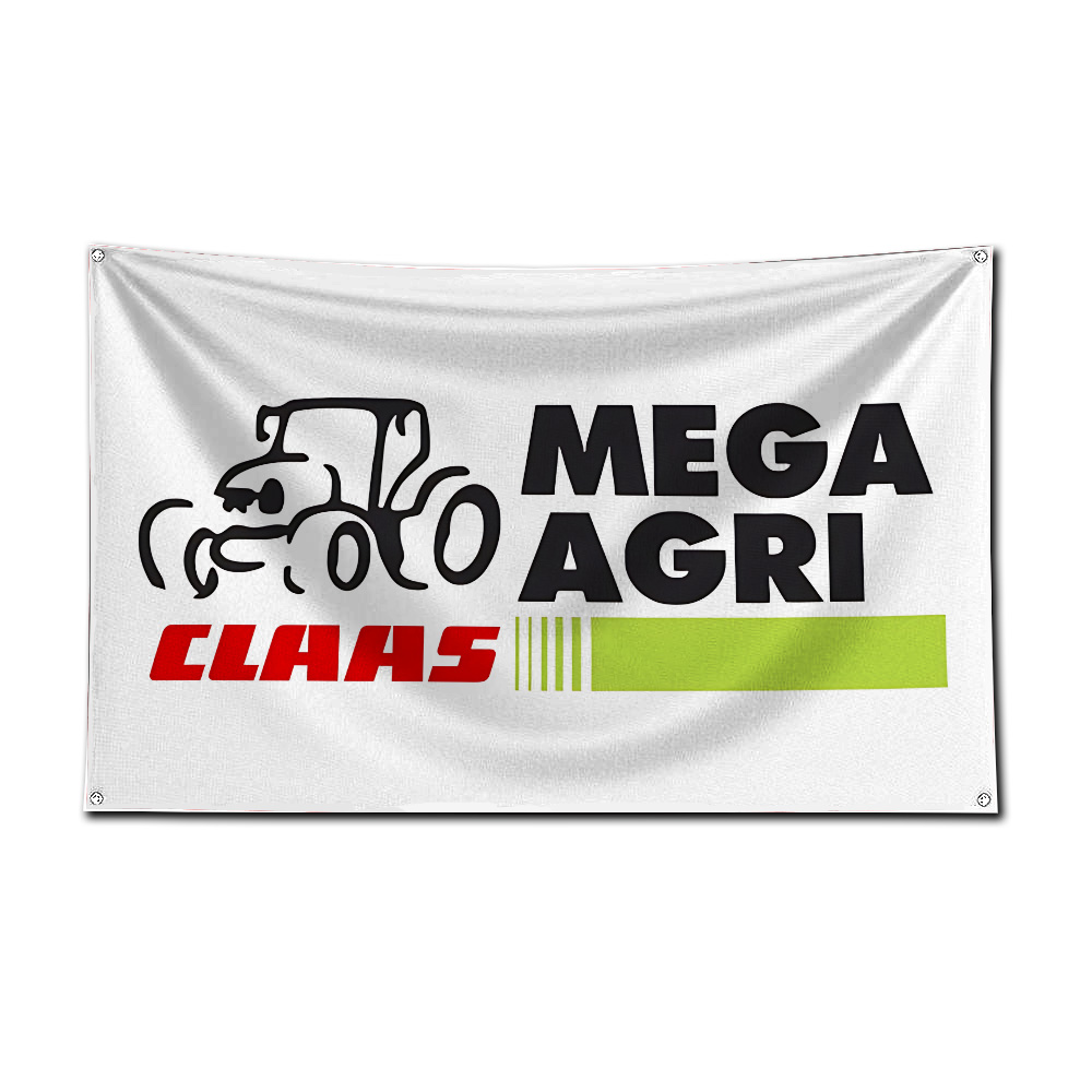 Traktör ve Biçerdöver Bayrağı, - Farming Agriculture Logo incelemesi ve fiyatı