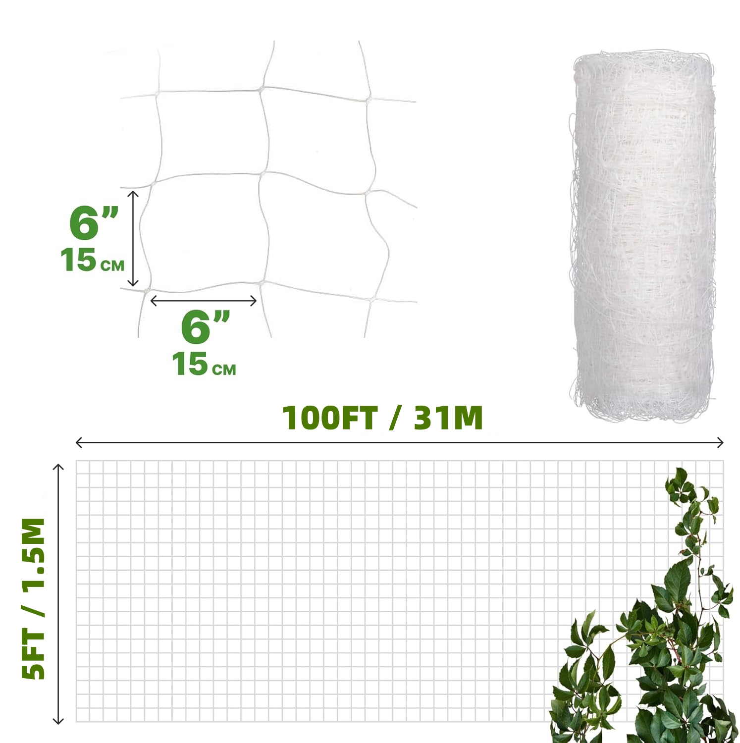 Plastik Kafes Filesi 4x100ft 6 - Agriculture Vertical Farming incelemesi ve fiyatı
